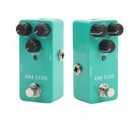 Omquot Pédale de Retard Analogique, échos de Bande Chauds pour les Musiciens D'effets de Guitare, Conception Compacte en Aluminium
