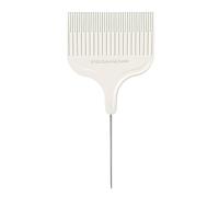 Omquot Peigne de Teinture de Cheveux Peigne de Section Professionnel à Queue Pointue pour la Teinture des Cheveux, Léger et Portable, pour Usage Domestique et en Salon de Coloration des (Blanc)