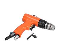 Omquot Perceuse Pneumatique Réversible 3/8 Pouces avec Réducteur pour le Perçage du Métal et du Bois, 1500 Tr/min KV-5110A pour les Amateurs de Bricolage