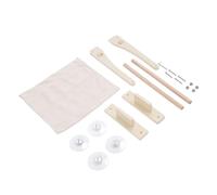 Omquot Perchoir de Fenêtre en Bois pour Chat, Lit ensoleillé Solidement monté pour Chats Heureux, avec Ventouses Fortes pour Gagner de l'espace dans la Vie Intérieure