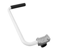 Omquot Poignée de Tondeuse à Gazon, Extension de Poignée Ergonomique pour des Manœuvres Faciles dans Les Jardins et Les Fermes, Alliage D'aluminium Léger 1 unité