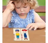 Omquot Puzzle de Corps Humain en Bois, Structure éducative Durable, Puzzles D'anatomie pour Enfants, Enfants Apprenant en Jouant, 1 Ensemble D'outils Pédagogiques de Sensibilisation aux Organes du