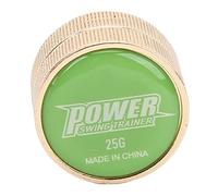 Omquot Raquette de Tennis Précise Swing Aide à L'entraînement de Poids pour Accélérer l'exercice de la Mémoire Musculaire Force des Bras 25 G Acier Vert pour Les Amateurs de Tennis
