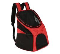 Omquot Sac de Transport Portable pour Animaux de Compagnie, Sac à Dos Confortable et Respirant pour Voyage en Plein Air, Rouge, Taille 10,23 X 8,26 X 13,18 Pouces (Rouge)