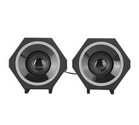 Omquot SADA Mini Caisson de Basses Ordinateur de Bureau Haut-parleurs PC avec unité HiFi Gamme Complète Son Surround Matériau ABS