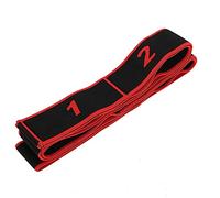 Omquot Sangle Extensible de Yoga, Ceinture de Musculation Durable pour L'élimination de la Graisse Abdominale, Soulagement des Maux de Dos pour les Amateurs de Fitness Jaune (Rouge)