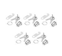 Omquot Serrure à Came Tubulaire, Conception Multi-groupes, 5/8 Pouces, Antirouille, pour Distributeur Automatique, Camion, Paquet de 5