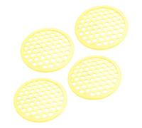 Omquot Station D'arrosage Flottante en Mousse EVA Résistante aux Intempéries pour Décoration de Jardin, 4 Pièces Jaune
