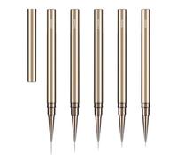 Omquot Stylo Nail Art Fiable et Léger pour un Dessin Précis D'art D'ongle pour une Utilisation à la Maison et en Salon (5 pièces)