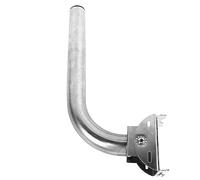 Omquot Support d'angle d'élévation 'antennes, Support Mural Multifonctionnel en Acier laminé à Froid pour Poteau de Montage 'antenne, Universel, Installation Facile pour Appartements