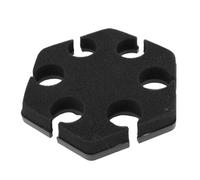 Omquot Support de Microphone Multiple L'affichage Efficace Peut Contenir jusqu'à 6 Micros pour des Micros sans Fil Filaires Dynamiques Organiser un événement de Spectacle sur Scène Matériau ABS