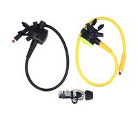 Omquot Système de Régulateur de Plongée Réglable pour une Respiration Confortable Lors des Activités Sous-marines pour les Plongeurs - Matériaux en Acier Inoxydable et ABS - Compact et Léger