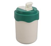 Omquot Tasse à café Isolée Sous Vide en Acier Inoxydable, Couvercle étanche à Double Paroi pour Voyage 450ml (Vert)