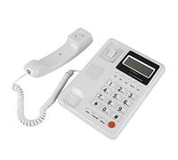 Omquot Téléphone Fixe Filaire de Bureau avec Fonction de Recomposition et variété de Sonneries pour Une Utilisation à Domicile, au Bureau et en Hôtel