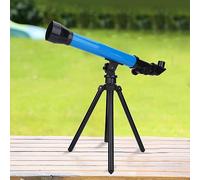 Omquot Télescope éducatif Monoculaire Spatial, Jouet Astronomique pour Enfants avec Trépied, Débutant Portable, Oculaires 20 X 40 X 60, Angle Réglable, Matériau ABS Robuste, Cadeau pour Les Petits
