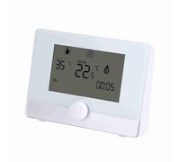 Omquot Thermostato Caldaia Hermann Saunier Duval Programmable Thermostat pour Système De Chauffage Mural Noir Blanc (Blanc)