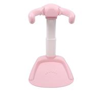 Omquot Tour de Bain Baby Hug Support Réglable pour Se Lever Support de Douche de bébé Confortable pour Tout-petit Installation Facile Rose 1 unité