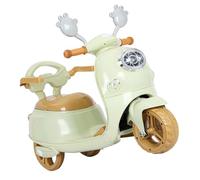 Omquot Tricycle électrique pour Enfants, Moto, Dessin animé, Couleurs Assorties, Performances Fiables pour Les Enfants (Vert)