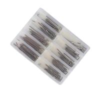 Omquot Tubes de Fermoir de Bracelet de Montre, Accessoire de Réparation, Barres de Pression en Acier Solide, Jeu de Broches pour Les Amateurs de Montres et Les Professionnels