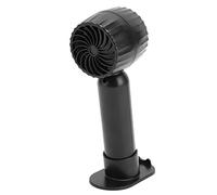 Omquot Ventilateur de Séchage de Cils Puissant, Mini Souffleur à 3 Vitesses pour Manucure, Petit Portable, Rechargeable par USB, pour Individuel, ABS (Noire)