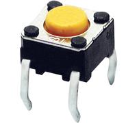 Omron B3F1002 B3F1002 Bouton-poussoir 24 V/DC 0.05 A 1 x Off/(On) à rappel (L x l x H) 6 x 6 x 4.3 mm