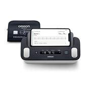 OMRON Complete Tensiomètre Bras et Appareil a Électrocardiogramme (ECG) | Validé cliniquement | Pour la détection de l'hypertension et le dépistage de la Fibrillation Auriculaire (FA) à domicile