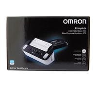 OMRON Complete Tensiomètre Bras et Appareil a Électrocardiogramme (ECG) | Validé cliniquement | Pour la détection de l'hypertension et le dépistage de la Fibrillation Auriculaire (FA) à domicile