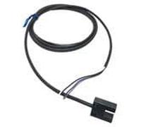 OMRON EE-SX954-W Photomicrocapteur pré-câblé 1 m, U-shp Trans, Photo IC L/D ON NPN Collector Control Output 24 V 50 mA, Resp f : 3 kHz, sorties L et D 2, LED 940 nm, Apt 0,8 mm, D 5 mm, câble standd 1