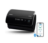 OMRON EVOLV Appareil tension artérielle bras - Conception tout-en-un - Tensiomètre bras avec détection de pulsation cardiaque irrégulière - Bluetooth - Avec OMRON connect appli