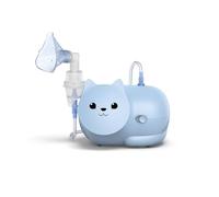 OMRON Nami Cat - Inhalateur nébuliseur à compresseur puissant pour un traitement efficace spécialement conçu pour les enfants, traite la toux/le rhume, la bronchite, l'asthme et d'autres affections