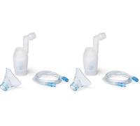 OMRON NEB6021 Remplacement du masque enfant | Kit de remplacement d’aérosol pour nébuliseur OMRON X101 and X102 Total | masque enfant, tube d’air | accessoire d’origine OMRON (Lot de 2)