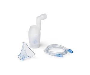 OMRON NEB6021 Remplacement du masque enfant | Kit de remplacement d’aérosol pour nébuliseur OMRON X101 and X102 Total | masque enfant, tube d’air | accessoire d’origine OMRON