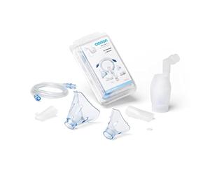 OMRON NEBASKIT-11 kit d'accessoires de remplacement C102 Total | Kit d'accessoires de remplacement OMRON avec masques adulte et enfant, embout buccal, embout nasal et tuyau à air