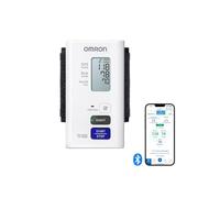 OMRON NightView tensiomètre au poignet, appareil du mesure de la tension artérielle validé cliniquement et totalement silencieux pour mesures diurnes at nocturnes, avec connexion Bluetooth
