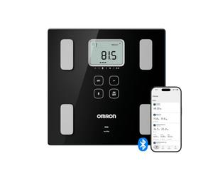 OMRON VIVA Balance avec Bluetooth pour poids, graisse viscérale et IMC | Mesure muscles et métabolisme, avec résultats précis et synchronisation via l’application OMRON Connect