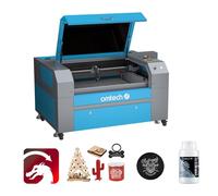 OMTech Graveur Laser CO2 90W 500x700 mm, Machine de Gravure au Laser avec Panneau de Contrôle Numérique et Roulettes(with Lightburn)