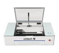 OMTech Polar Machine de Gravure Laser CO2 de Bureau 50W 510x300mm Desktop Compatible Lightburn avec 2 Axes de Rotation Caméra 5 MP Refroidisseur d'Eau Ventilation de Fumée