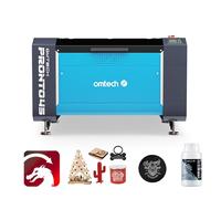 OMTech Pronto Graveur Laser CO2 100W 1000x600 mm Machine de Gravure Laser CO2 Série Max avec Autofocus 2 Voies Pointeur Point Rouge(with Lightburn)