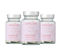OMUM - La Surdouée - Complément Alimentaire au collagène marin - Elasticité, hydratation beauté de la peau - Compatible grossesse et allaitement, sans gluten ni gélatine - 60 gélules 1 mois de cure