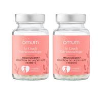 OMUM - Le Coach Complément Alimentaire - Favorise l’amincissement, aide à réduire la peau d’orange et à raffermir la peau - Compatible allaitement - Vegan - 60 gélules pour 1 mois de cure