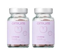 OMUM - L'Intime Complément Alimentaire - Pré & Probiotiques flore intime - Protége et rééquilibre, formule naturelle - Compatible grossesse et allaitement - Vegan - 60 gélules pour 1 mois de cure