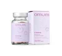 OMUM - L'Intime Complément Alimentaire - Pré & Probiotiques flore intime - Protége et rééquilibre, formule naturelle - Compatible grossesse et allaitement - Vegan - 60 gélules pour 1 mois de cure