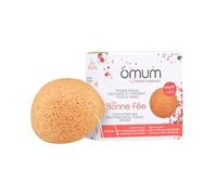 OMUM - Ma Bonne Fée Visage - Eponge Konjac Visage - Exfoliante et purifiante, nettoie et illumine le teint - Vegan - 100% fibres naturelles, compostable et bio-dégradable
