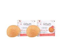 OMUM - Ma Bonne Fée Visage - Eponge Konjac Visage - Exfoliante et purifiante, nettoie et illumine le teint - Vegan - 100% fibres naturelles, compostable et bio-dégradable