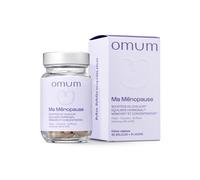 OMUM - Ma Ménopause - Complément alimentaire préménopause, bouffées de chaleur et brouillard mental - Aide à améliorer le bien-être global - Vegan - 42 gélules pour 21 jours de cure