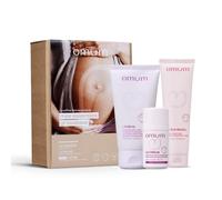 OMUM - Mes Essentiels Grossesse - 1 crème vergetures La Surdouée - 1 déodorant naturel Le Délicat - 1 gel nettoyant & hydratant L'Intime OFFERT - Vegan & Bio - Kit femmes enceintes