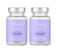 OMUM - Mon Cycle Zen - Sommeil, humeur et stress - Favorise un meilleur équilibre émotionnel avant et pendant les règles, et la préménopause - Contient du Safran - Vegan - 60 gélules