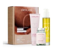 OMUM - Coffret Solution Vergetures - 1 huile vergeture La Surdouée, 1 crème prévention vergeture La Surdouée OFFERTE, 1 complément élasticité & hydratation La Surdouée - Soin anti vergetures grossesse