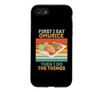 Omurice Vintage « First I Eat Omurice Then I Do The Things » Coque pour iPhone SE (2020) / 7/8