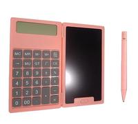 Omvial 1Set School Season Calculatrice Scientifique Tablette Pliante Calculatrice LCD Tablette Calculatrice Tablette, Rose